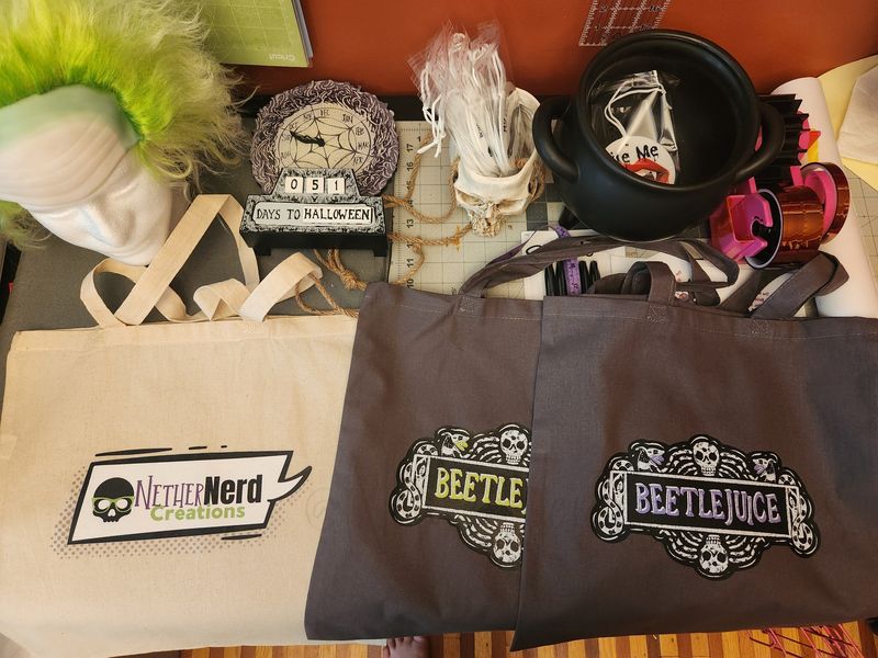 Beetlejuice Tote Bag