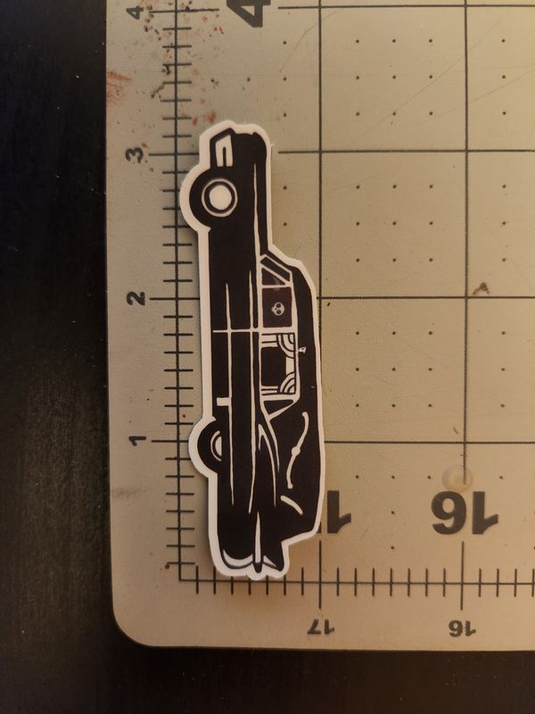 Hearse Sticker