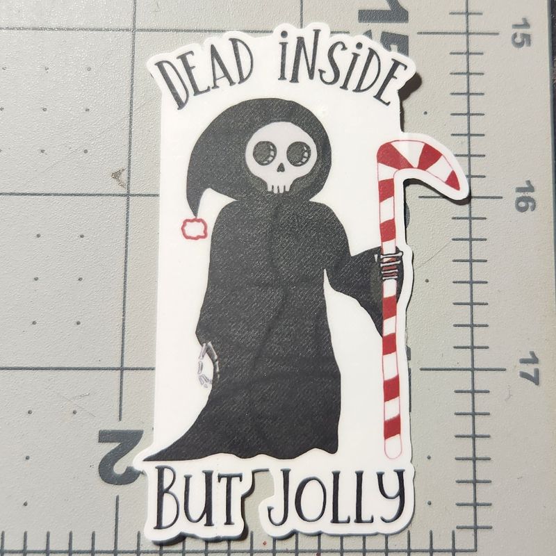 Creepmas Grim Reaper Sticker