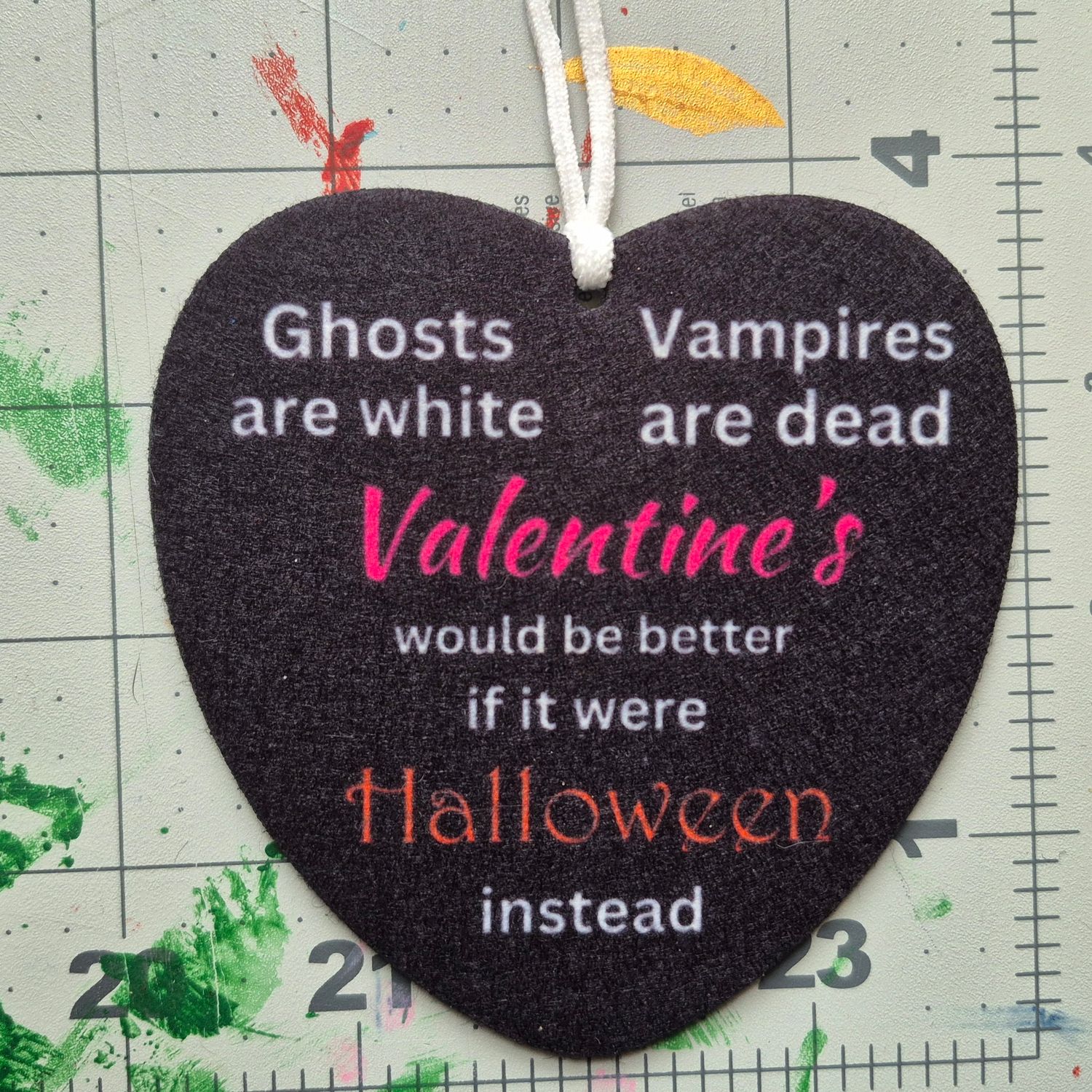 Valloween Poem Air Freshener