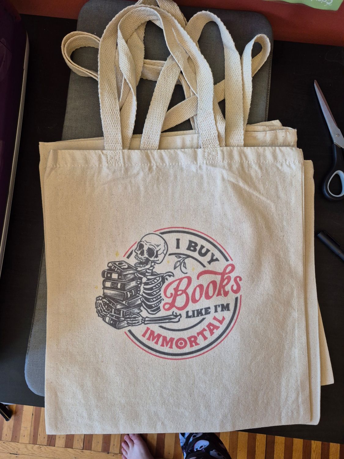 Immortal Books Tote Bag