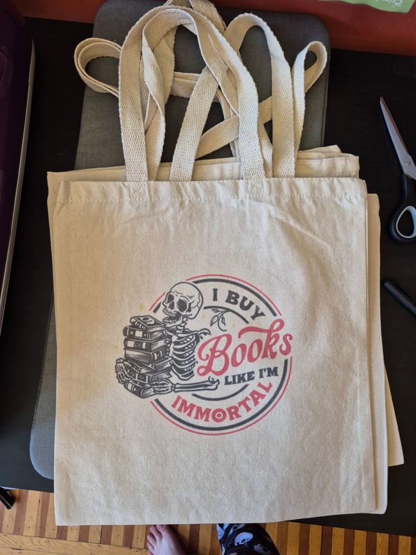 Immortal Books Tote Bag
