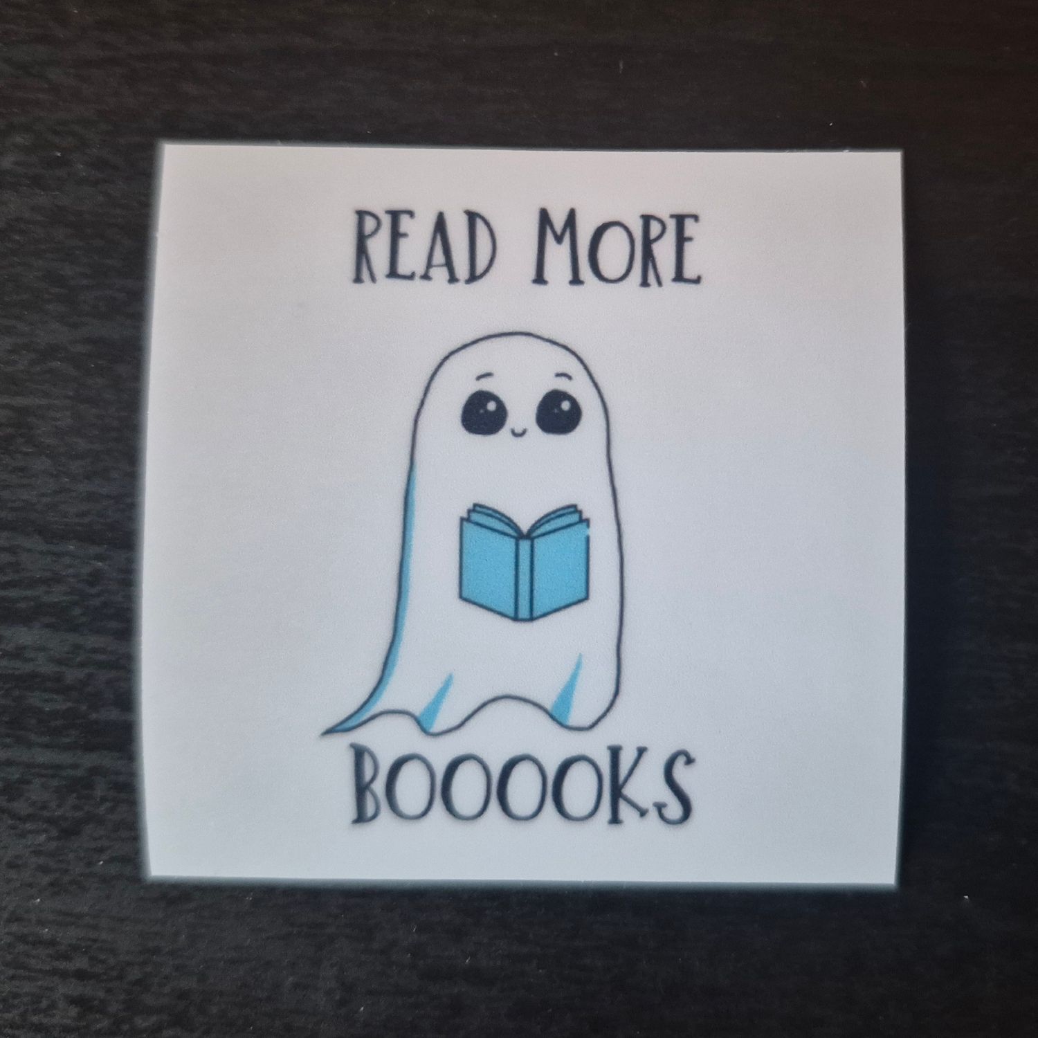 Ghost Read More Booooks Sticker