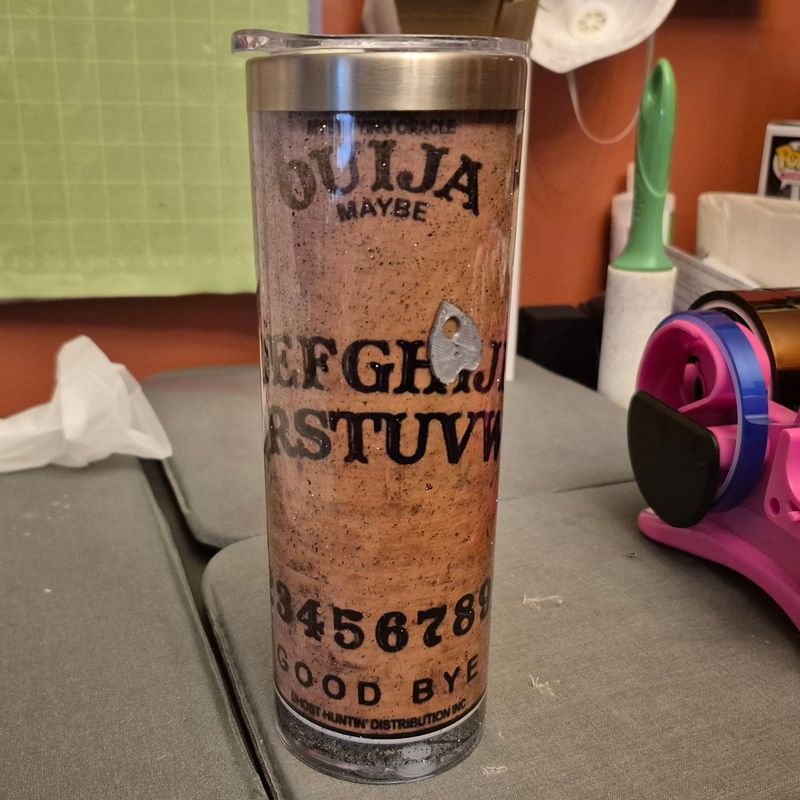 Ouija Board Snowglobe Tumbler
