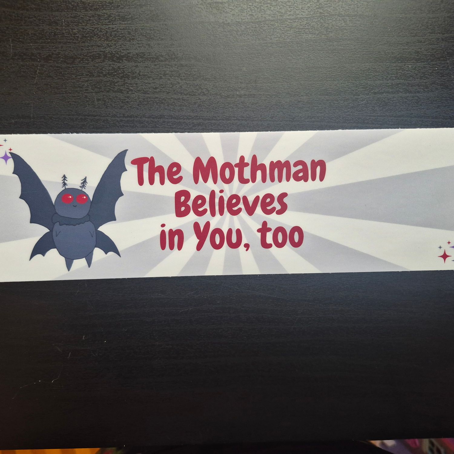 Mothman Bumper Sticker