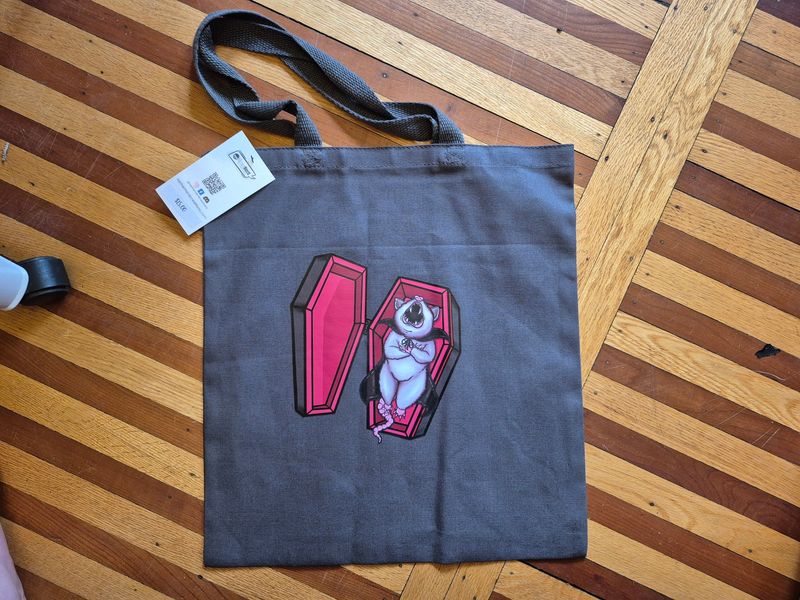 Possum Vampire Tote Bag