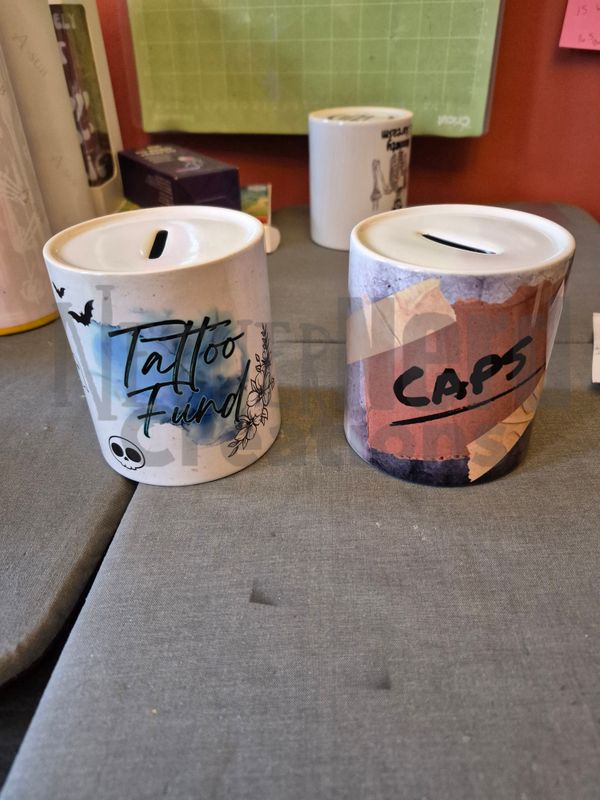 Tattoo Fund Coin Bank