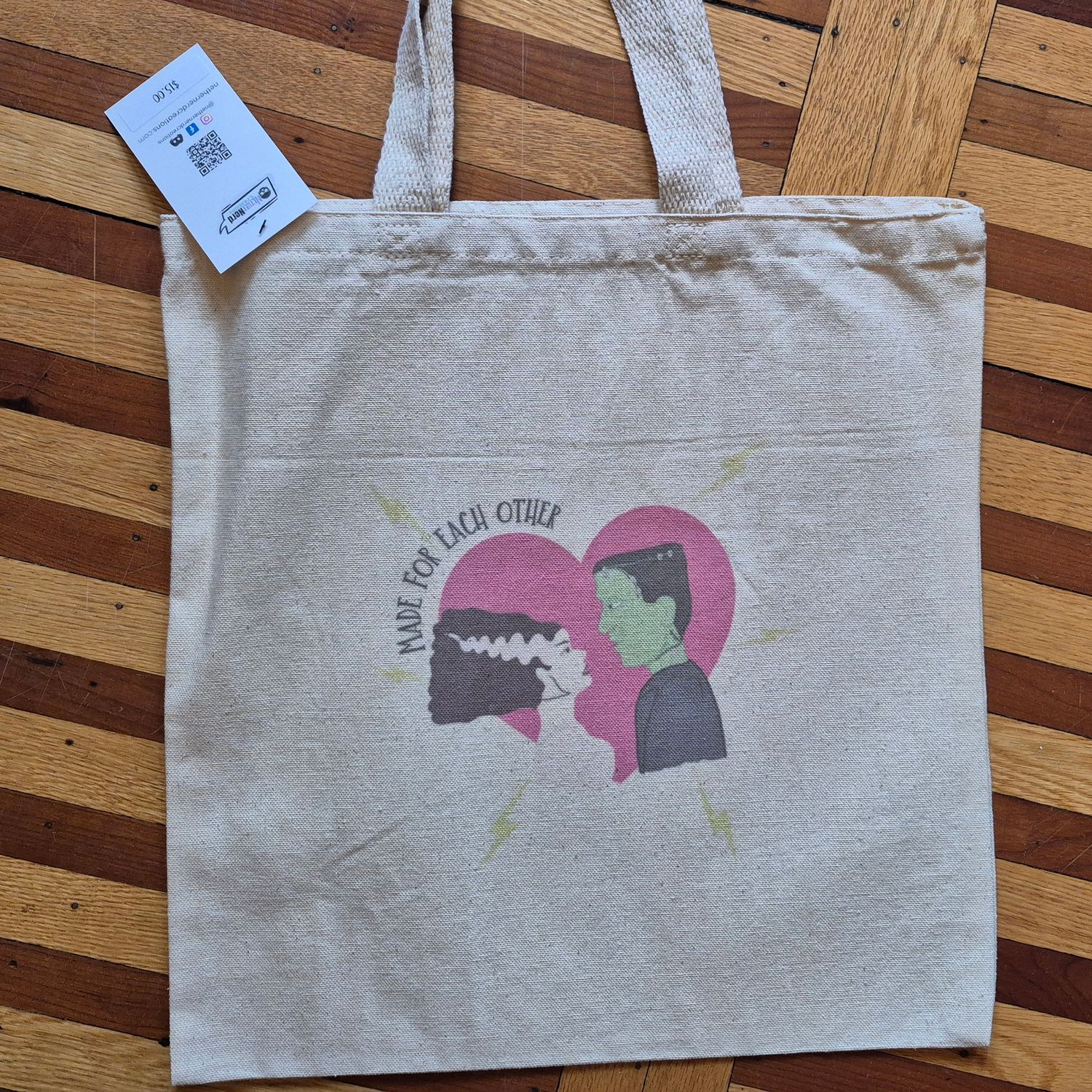 Made For Each Other Tote Bag