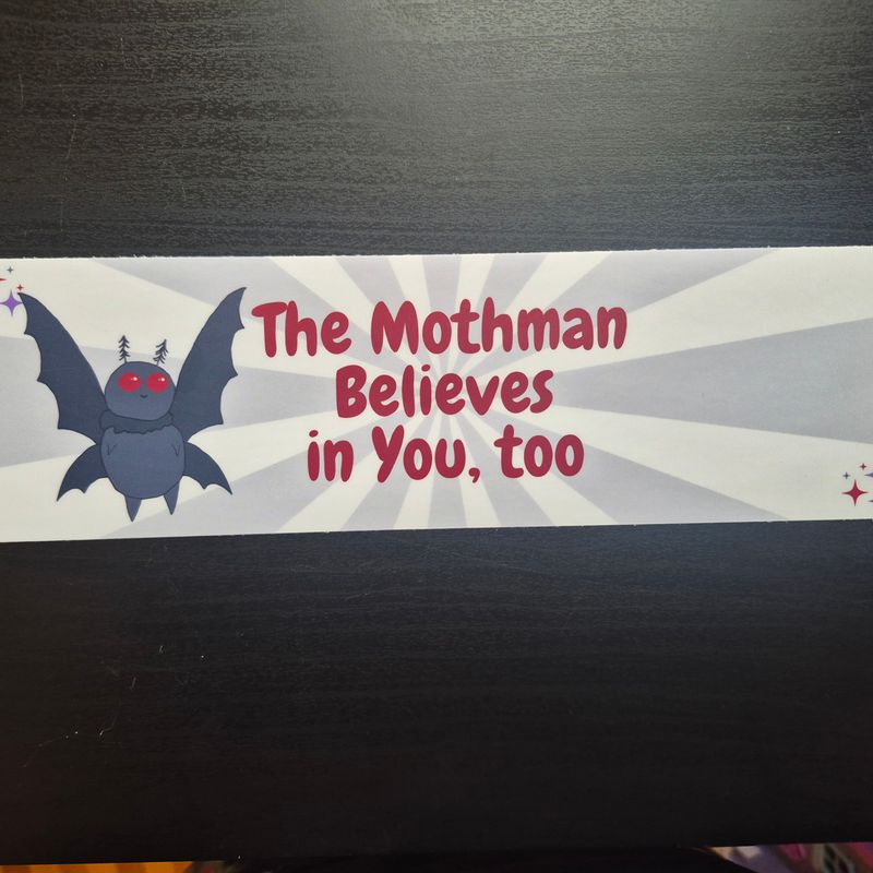 Mothman Mini Bumper Sticker