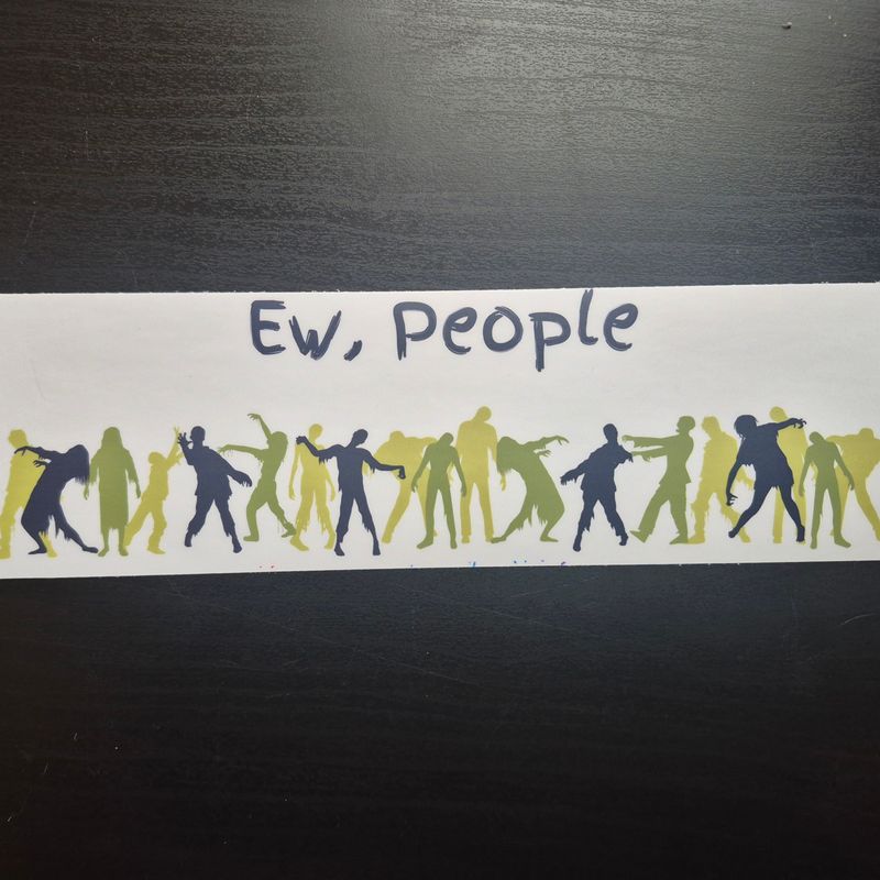Ew, People Mini Bumper Sticker
