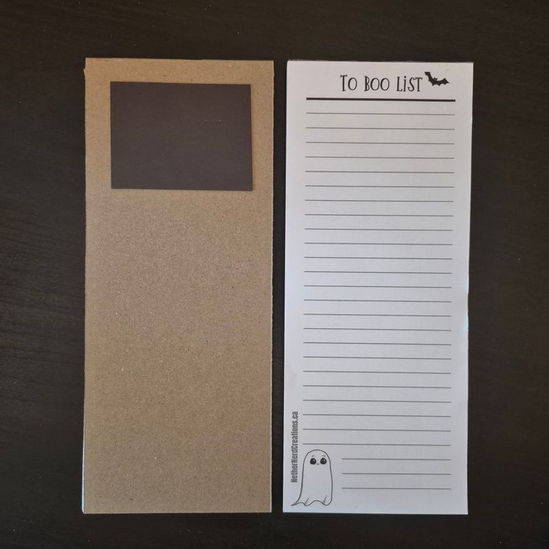 To BOO list Magnetic Notepad