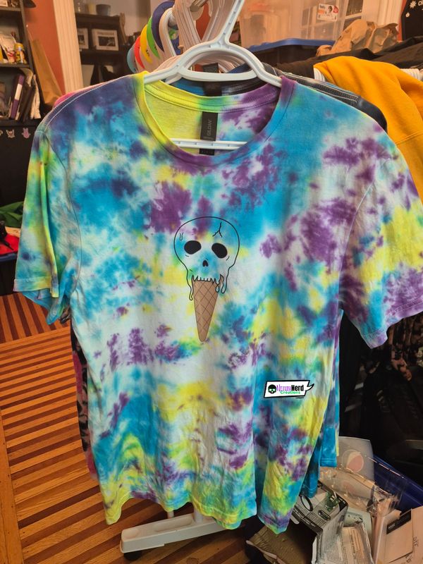 I Scream Moon Mist Tie Dye T-Shirt