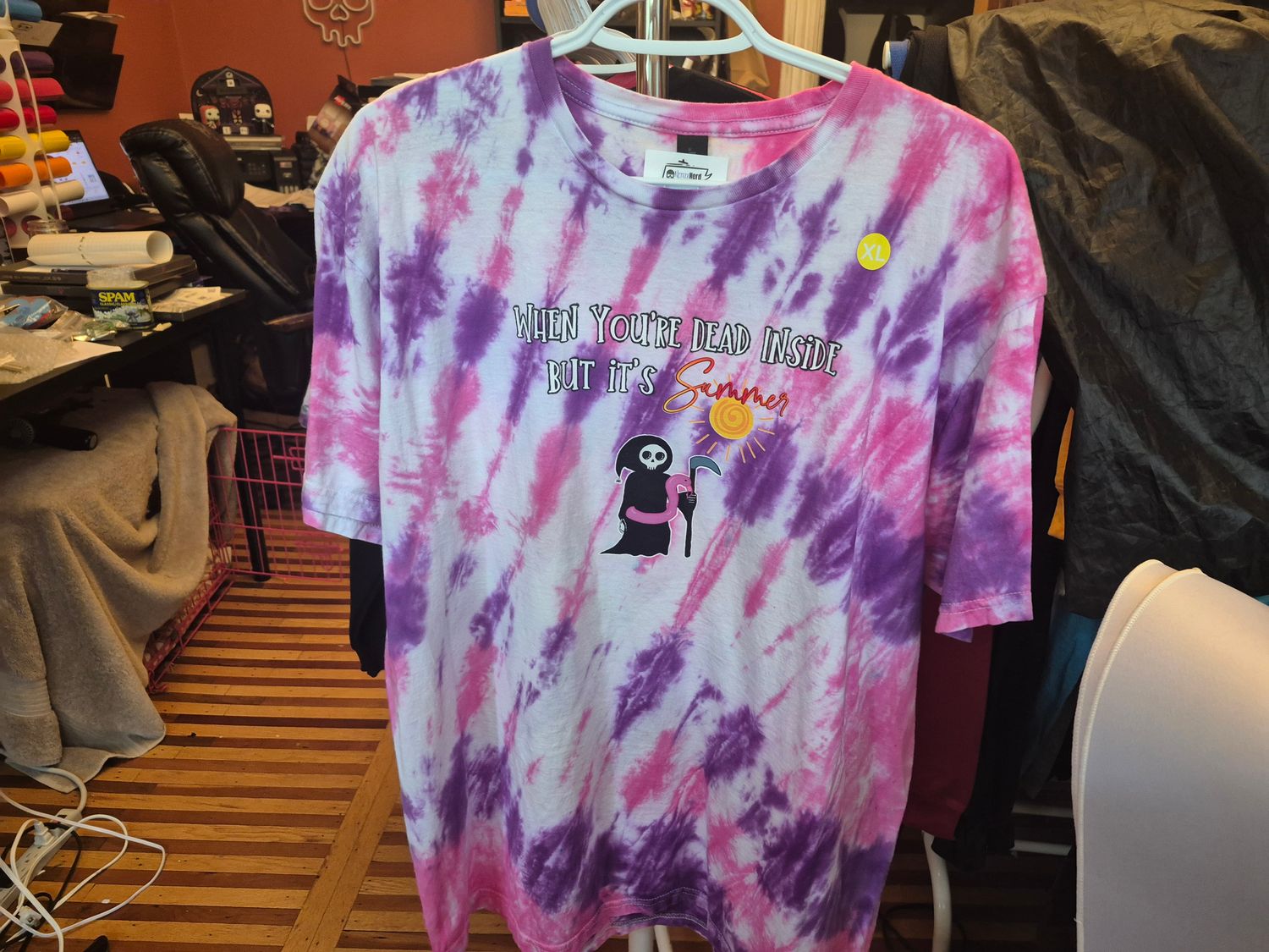 Dead Inside but Summer Tie Dye T-Shirt