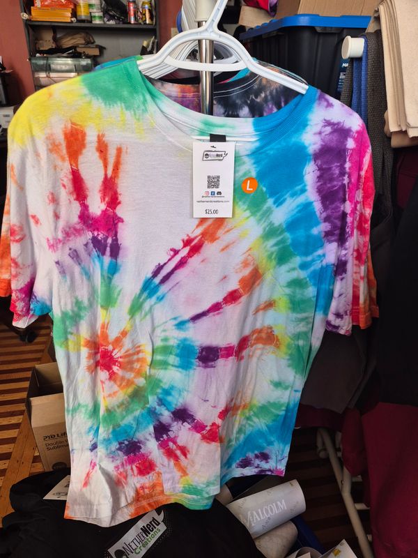 Rainbow Tie Dye Bullseye Shirt