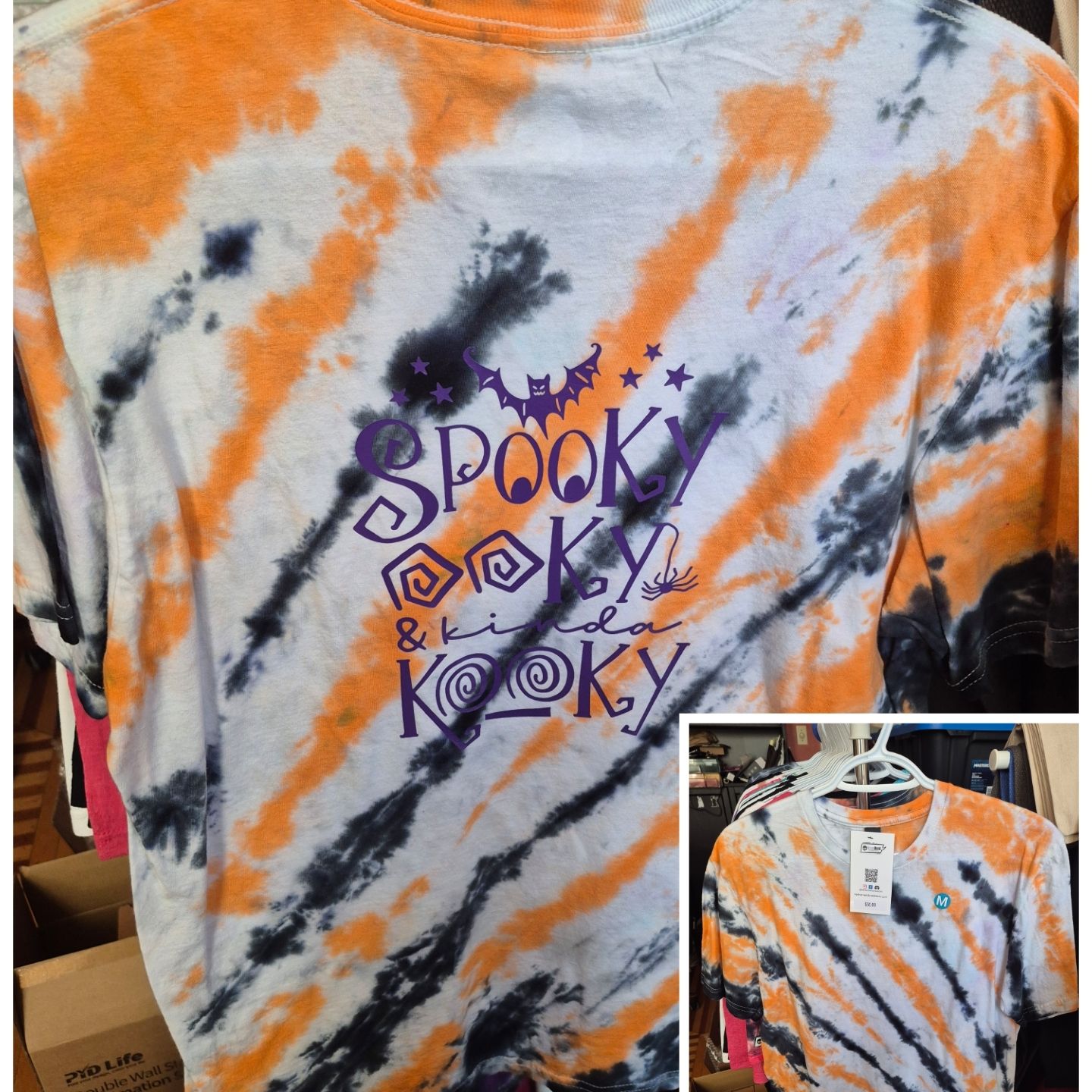 Spooky Ooky Kooky Tie Dye Shirt