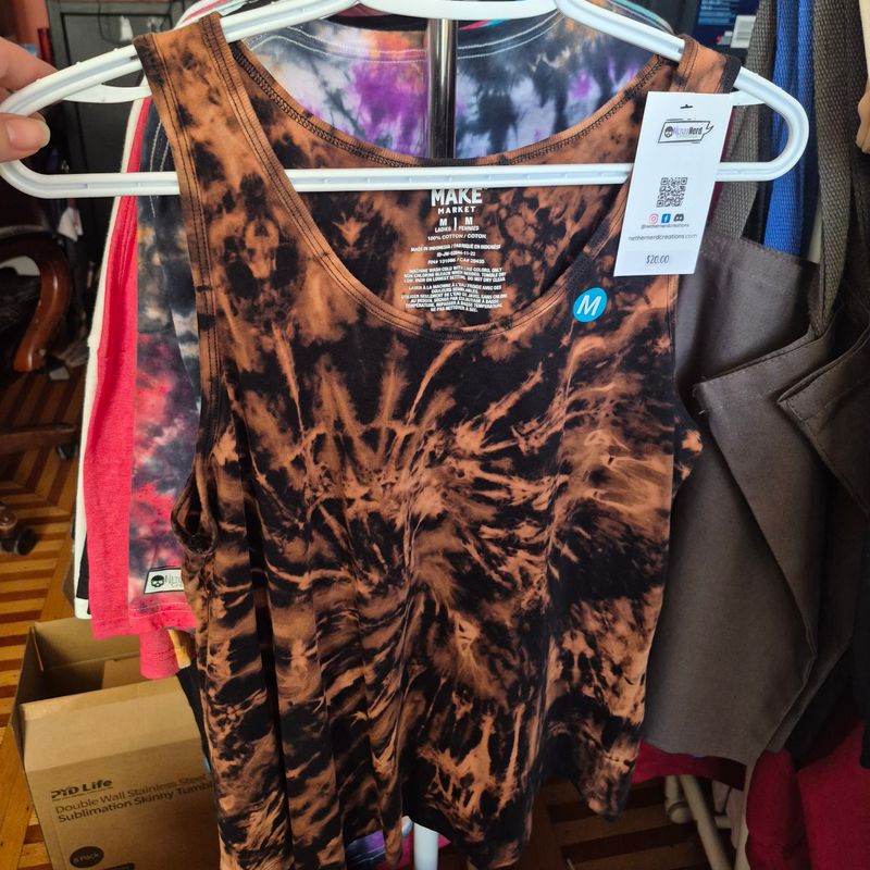 Reverse Tie Tye Ladies Tank