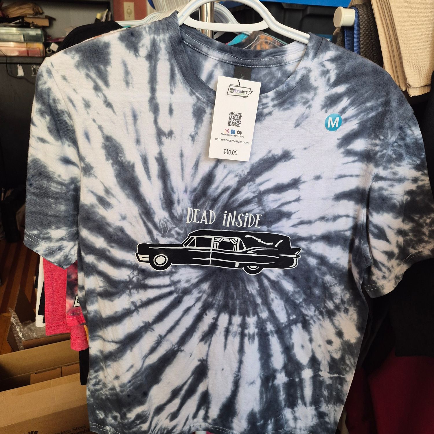 Dead Inside Tie Dye Shirt