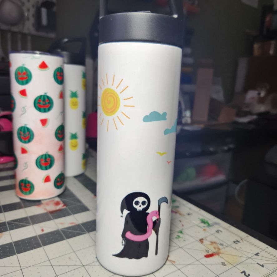 Dead Inside but it's Summer Water Bottle