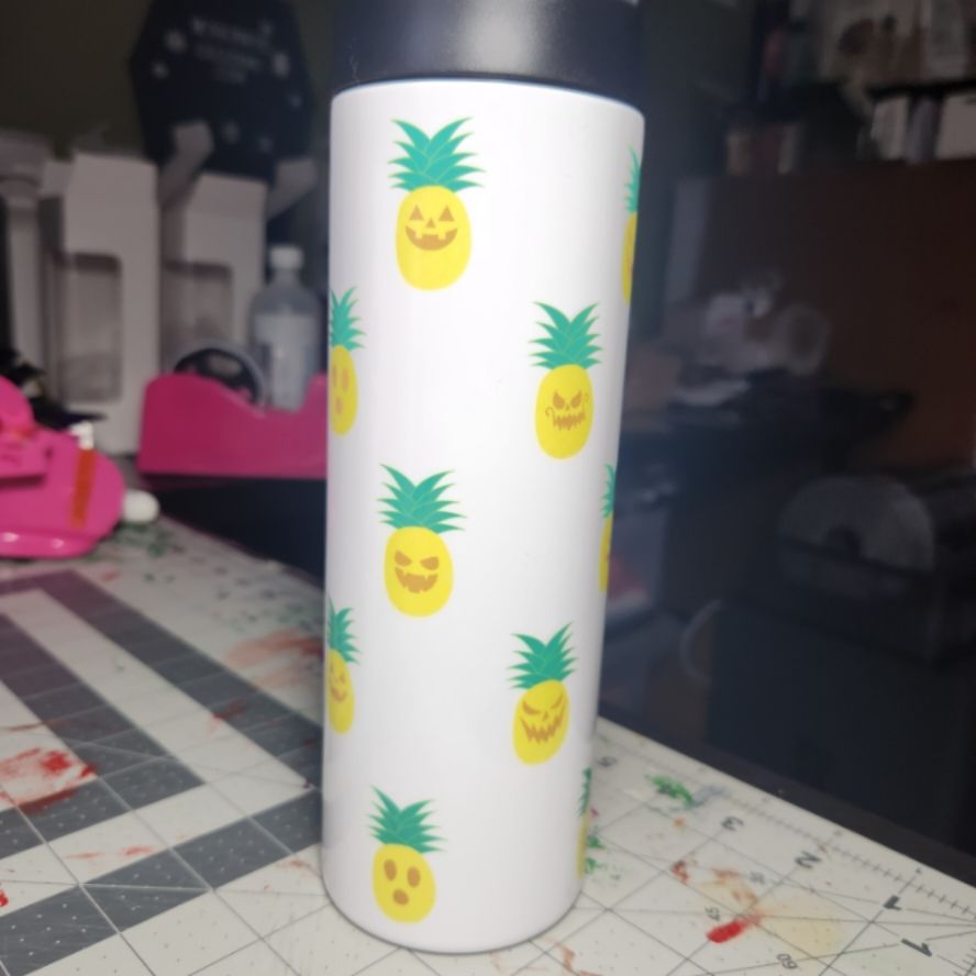 Pineapple Jack o' Lanterns Water Bottle
