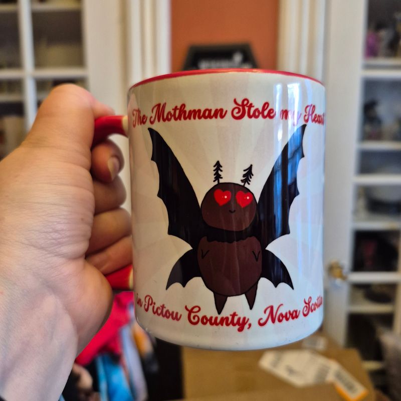 Mothman Stole My Heart Mug