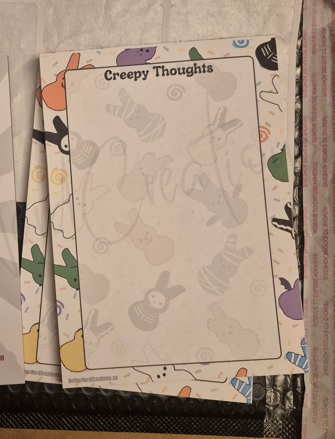Creepy Thoughts Notepad