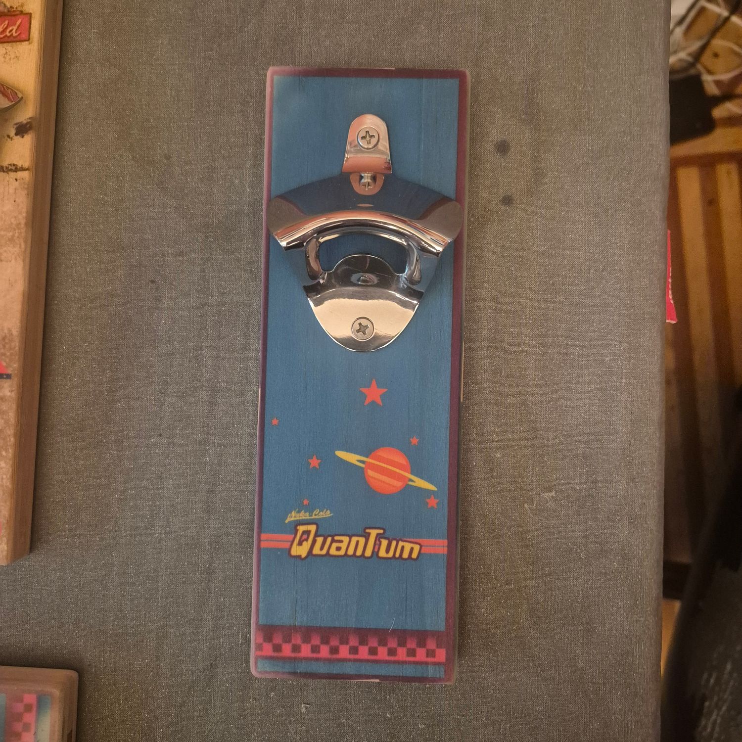 Nuka Quantum Wooden Bottle Opener (Magnetic)