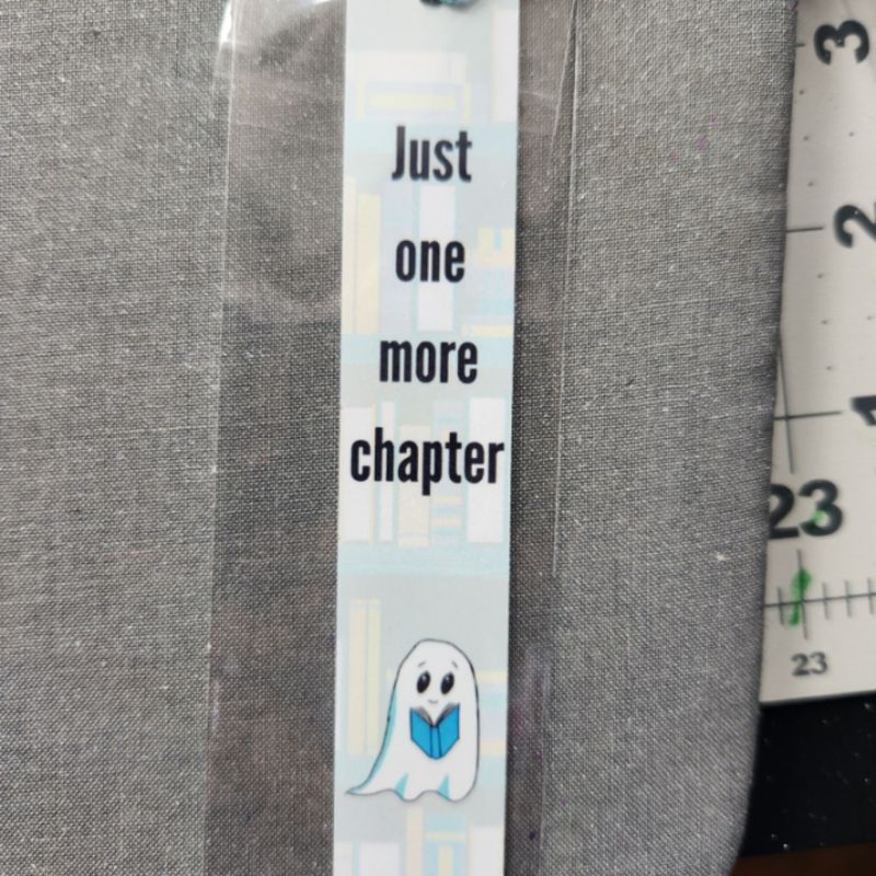 Just One More Chapter Metal Bookmark