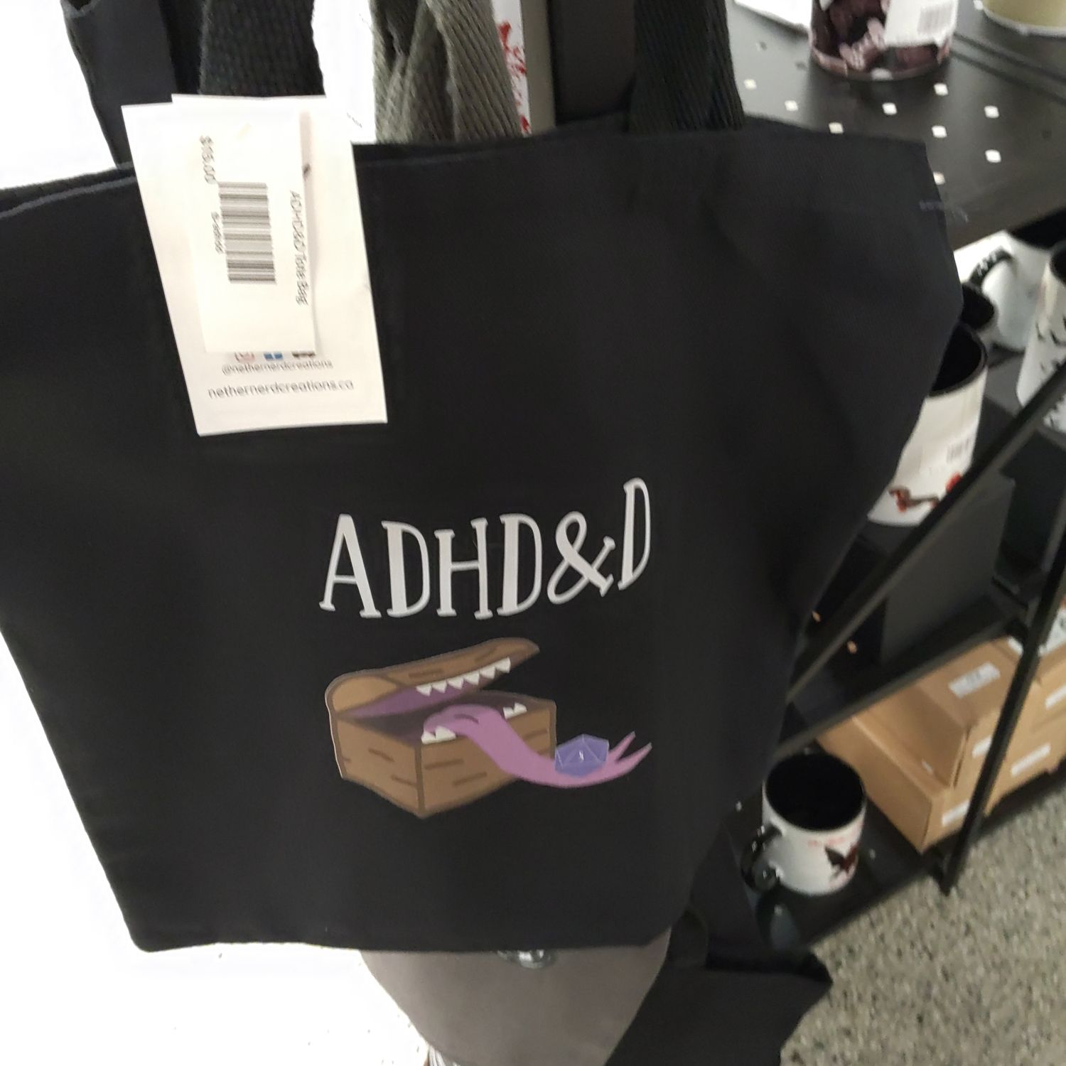 ADHD&amp;D Tote Bag