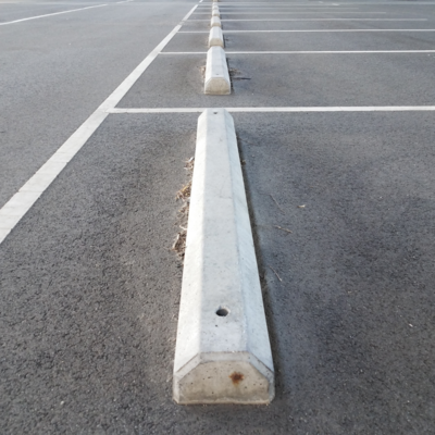 Concrete Retaining Wall Blocks and Wheel Stops