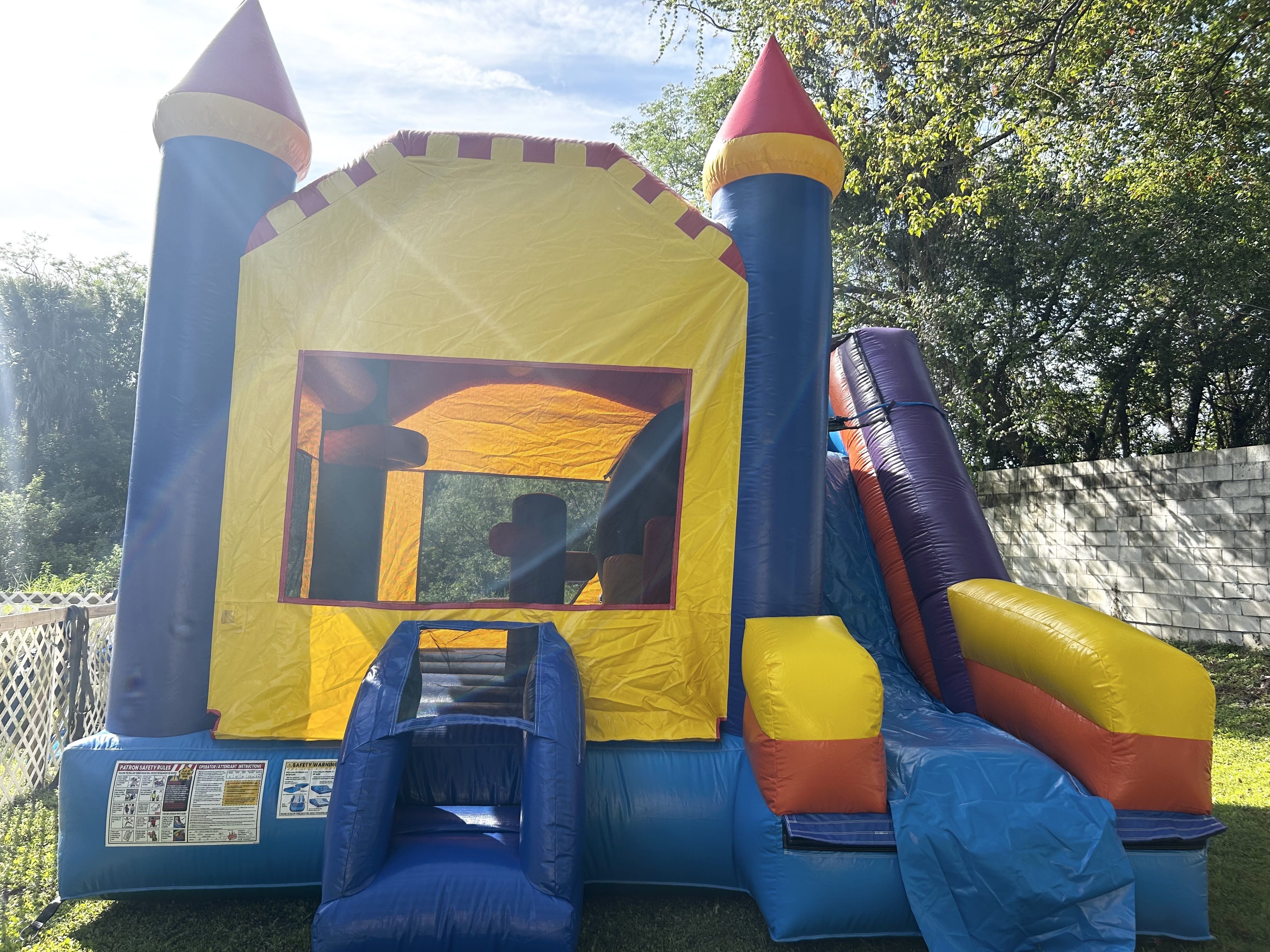 6 IN 1 CASTLE COMBO WET OR DRY