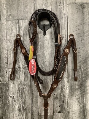 Showman Tack Set with Cowhide