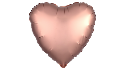 Solid Colour Heart Shaped Mylar Balloons