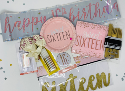 16th Birthday Party Supplies