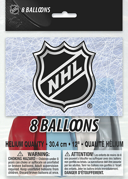NHL Logo 12&quot; Latex Balloons 8ct