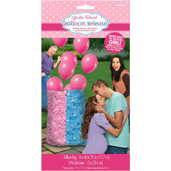Girl Pink Gender Balloon Release  (Includes Helium)