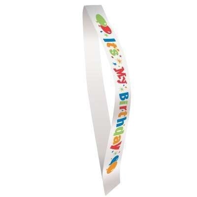 It&#39;s My Birthday Satin Sash
