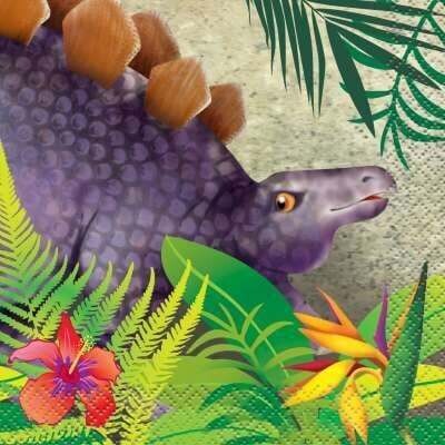 Dinosaur Beverage Napkins 16ct
