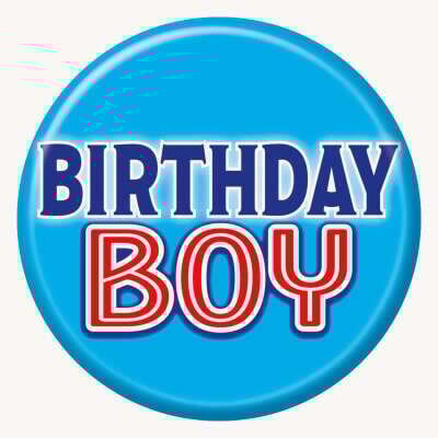 &#39;Birthday Boy&#39; Pin