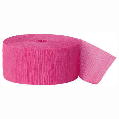 Hot Pink Streamers 81ft