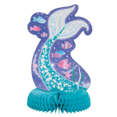 Mermaid Honeycomb Centerpiece 14&quot;