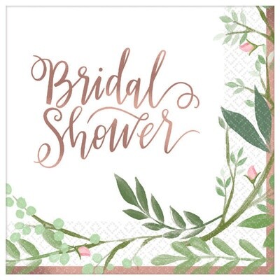 Bridal Shower Beverage Napkins 16CT