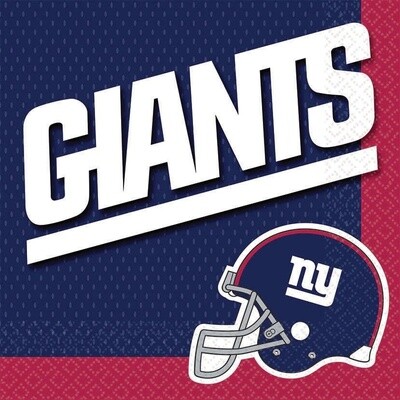 New York Giants Luncheon Napkins 16ct