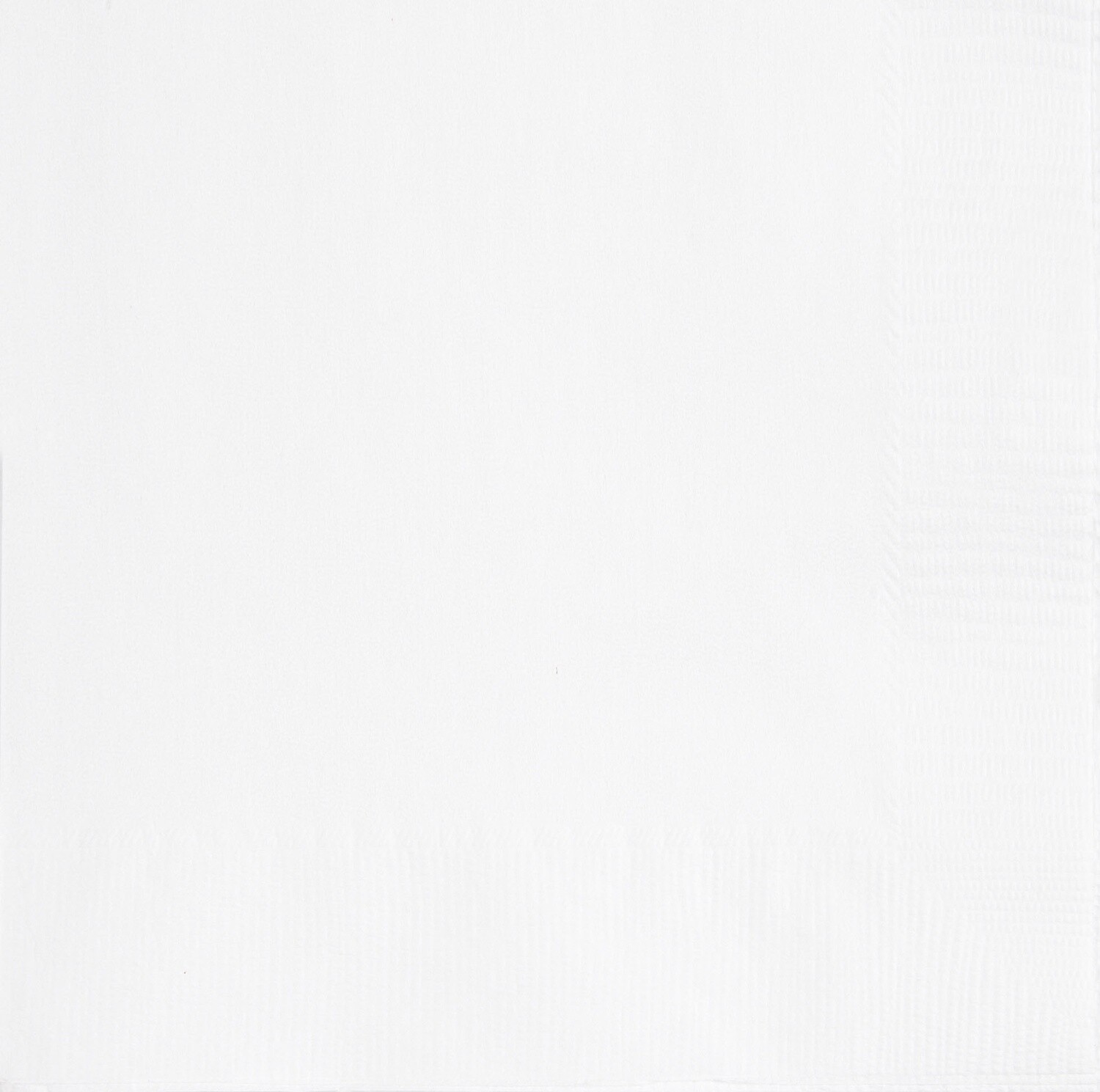 White Beverage Napkins 50 pk