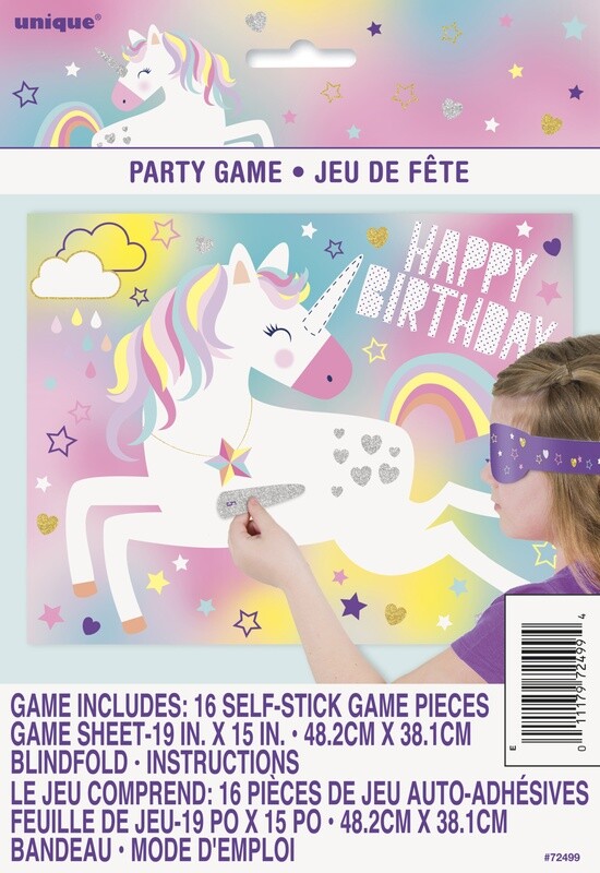 Pin The Tail On The Unicorn Game