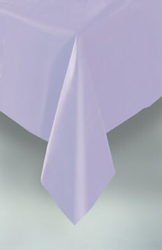 Lavender Plastic Rectangle Tablecloth, 54&quot; x 108&quot;