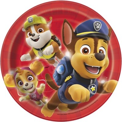 Paw Patrol 7&quot; Plates, 8ct
