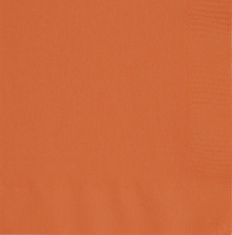 Orange Luncheon Napkins 50pk