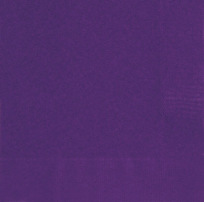 Deep Purple Luncheon Napkins 50pk