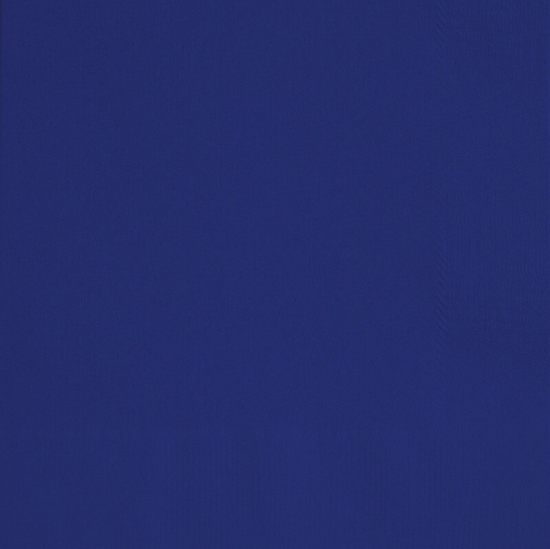 40 Pk True Navy Blue Beverage Napkins
