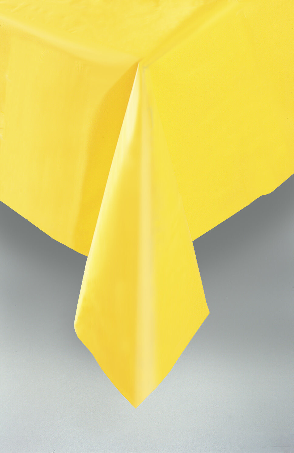 Sunflower Yellow Plastic Rectangle Tablecloth, 54&quot; x 108&quot;
